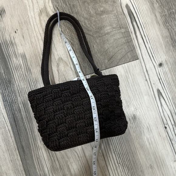 The Sak Brown Crocheted Woven Mini Handbag - Picture 11 of 13